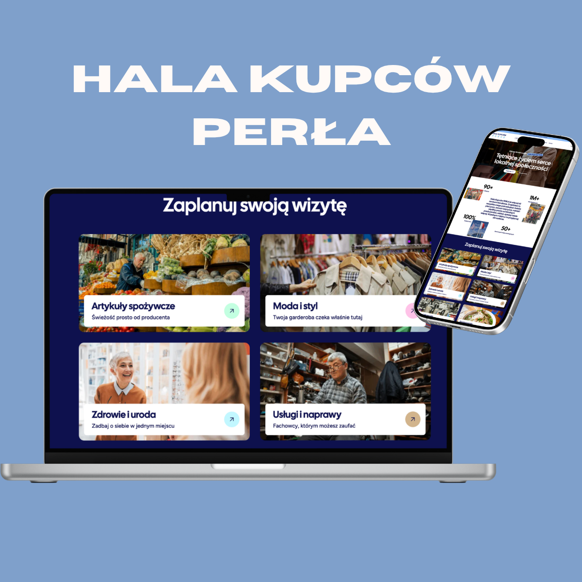 Hala Kupców Perła – budowanie strony internetowej dla lokalnego biznesu Wrocław