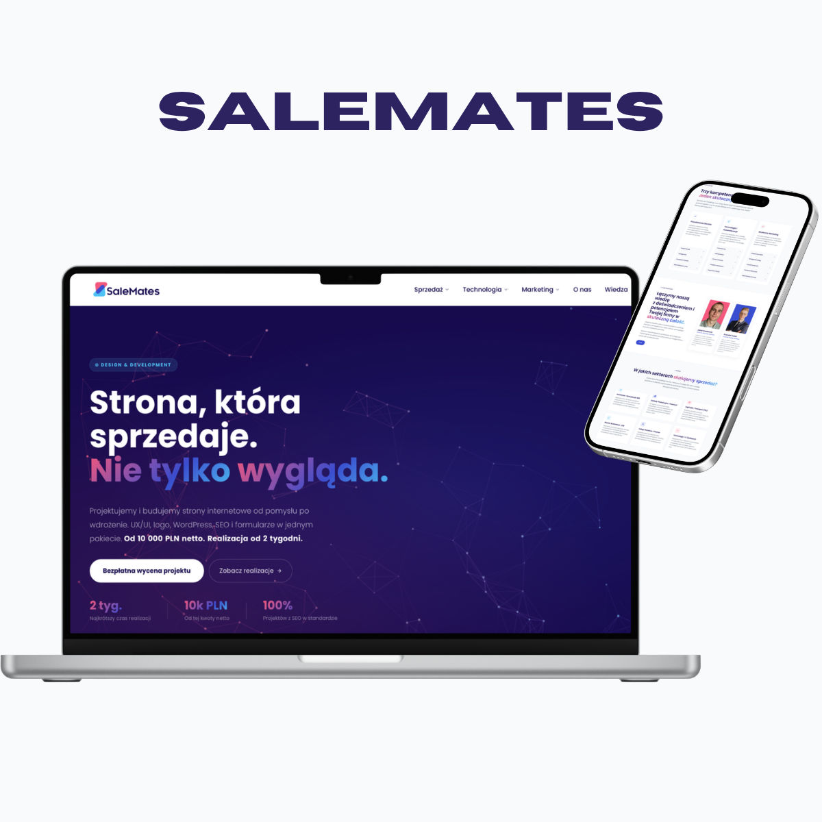 SaleMates – agencja budowania stron internetowych portfolio